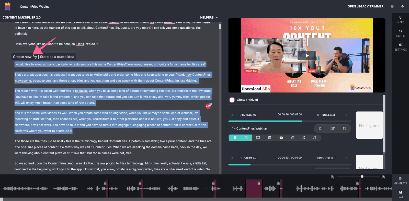 Content visual