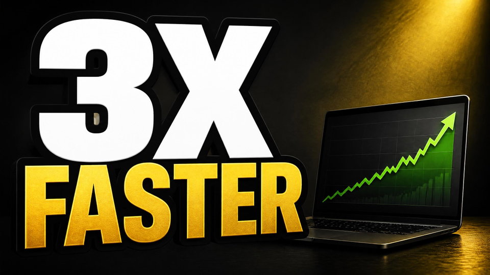 Bold Typography thumbnail concept example